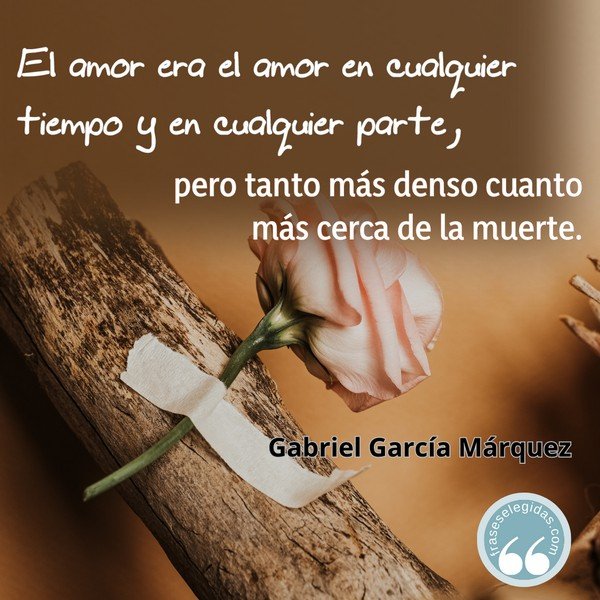  Frase de Gabriel García Márquez